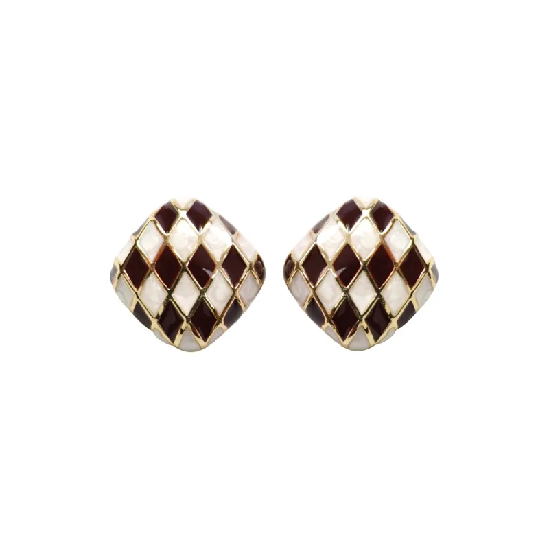 VERENA REINE S925 Silver Stud Earrings Women's-0