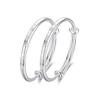 MIAOYINGE 999 Fine Silver Bangles Women's