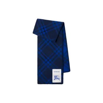 Burberry Knit Scarves Unisex Multicolor