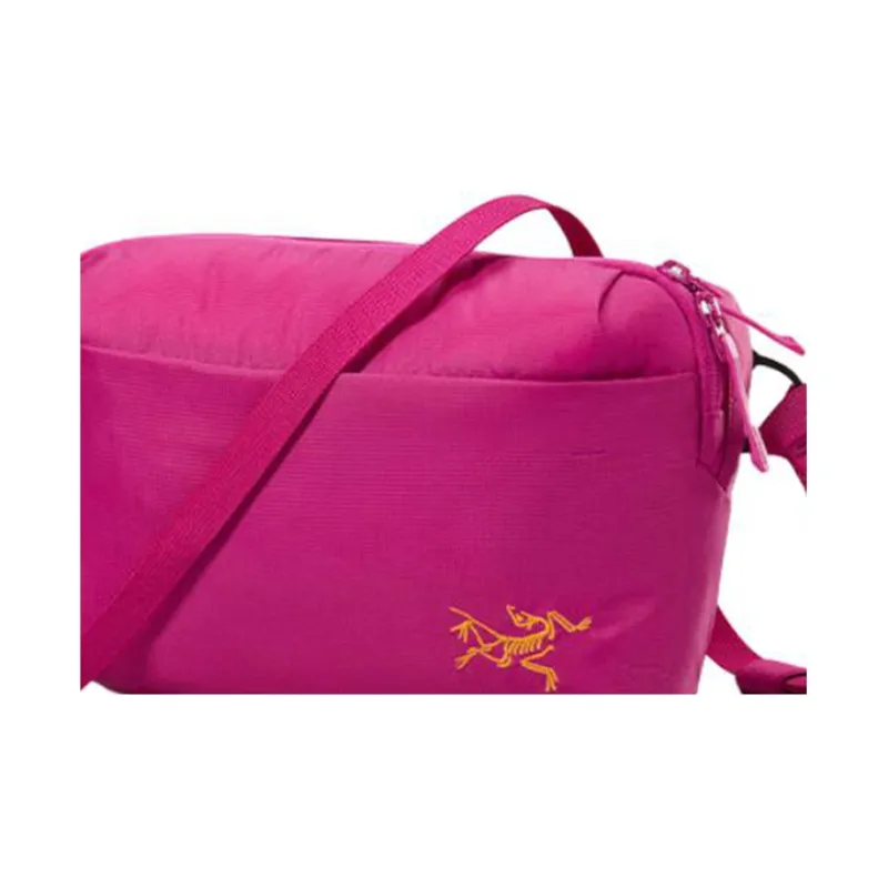 Arcteryx 6L One Shoulder Crossbody Outdoor Bag Polyamide Cishui Red & Edziza Orange Women's-3