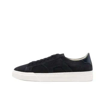 Santoni Round Toe Lace Up Sneakers