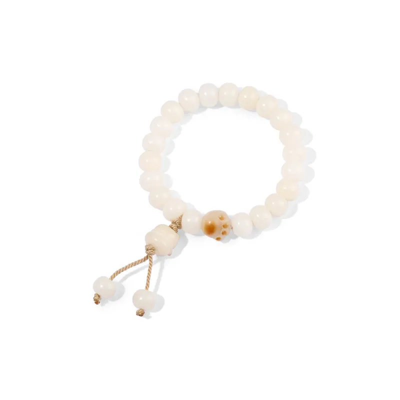 Emerald White Jade Bodhi Bracelets Women's-6