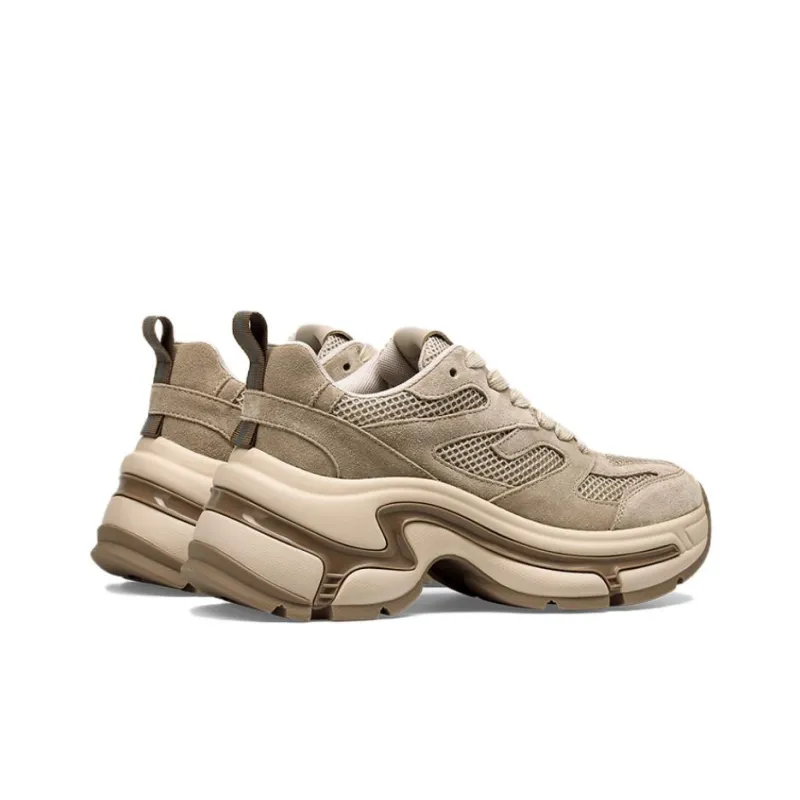 ZSAZSAZSU Comfort Zone Low-Top Chunky Sneakers Women's Apricot-3