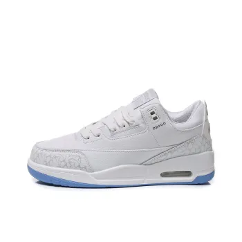 DD&OO Coverage Slip Resistant Waterproof Low Top Skateboard Shoes Unisex White Blue