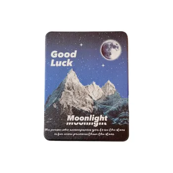 Koman Magnetic Separation Painted Night Snow Mountains For Apple IpadproAir 11/10/13 Inches Tablet Protective Cases