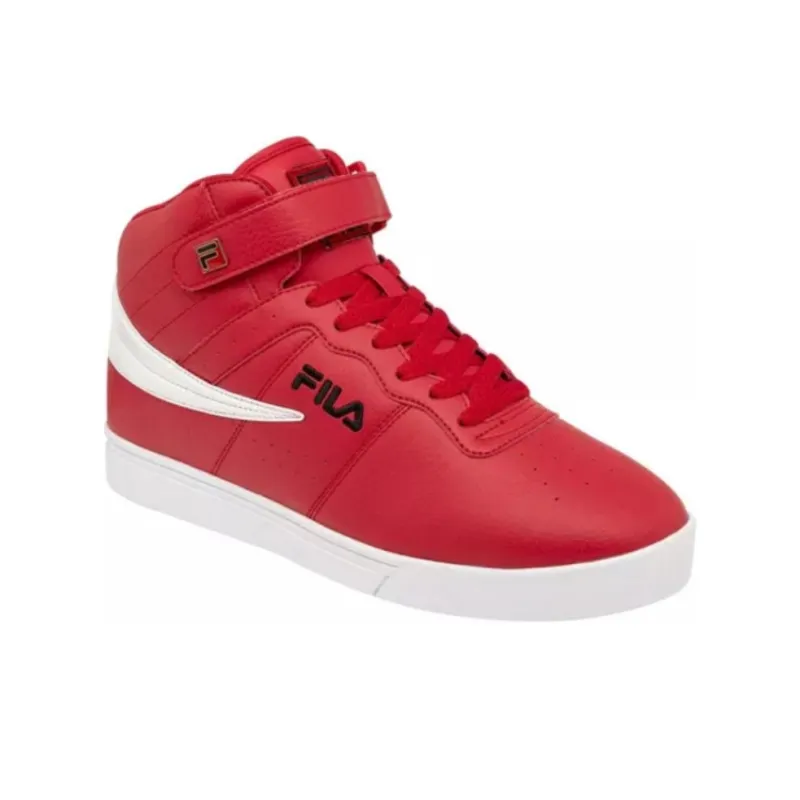 FILA Vulc 13 Anti-Slip Wear-Resistant Mid-Top Tennis Shoes Men's Red-2