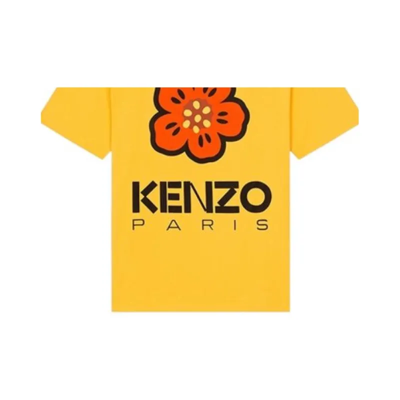KENZO Boke Flower Series T Shirts Men Gold-5