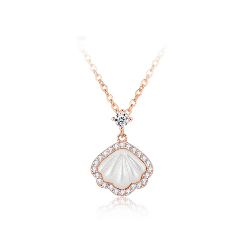 PRP S925 Silver Necklaces Women's Silver White-0