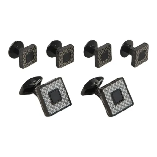 TATEOSSIAN Stainless Steel Cufflinks Men's Black