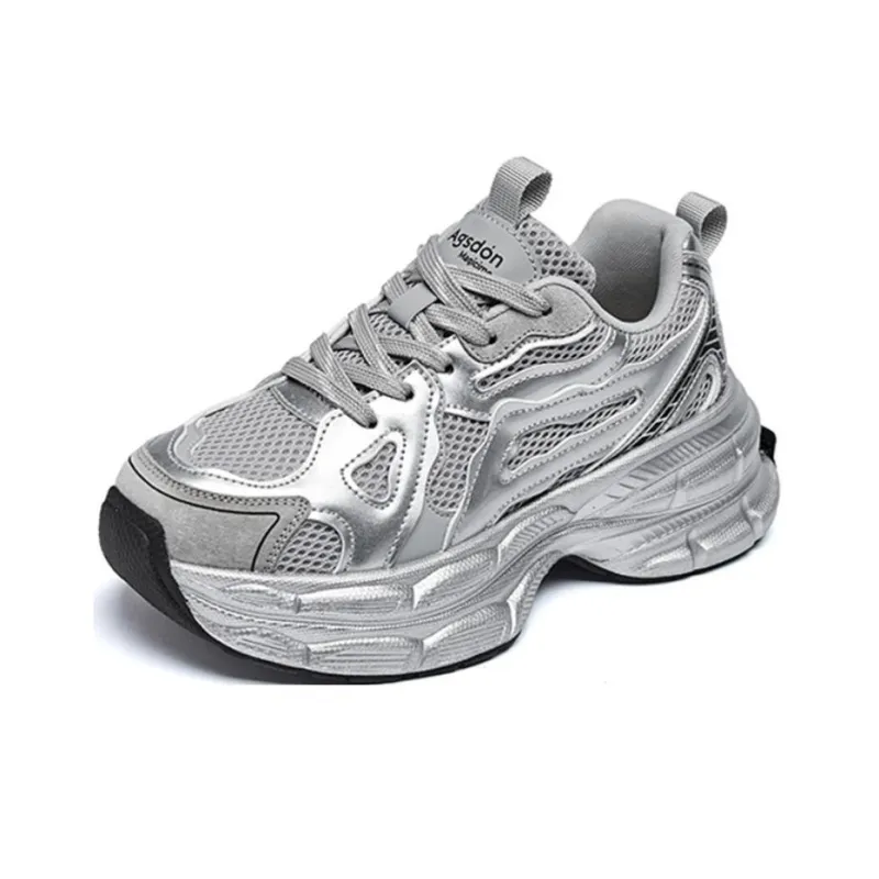 AGSDON Breathable Low-Top Chunky Sneakers Women's-8