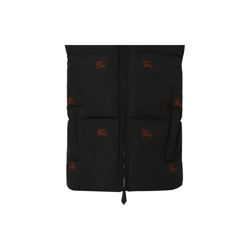 Burberry Embroidered Ekd Nylon Puffer Gilet-5