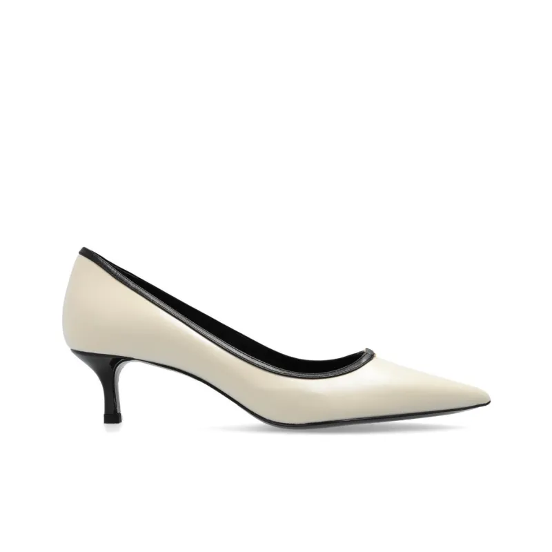 TORY BURCH Slim Heel High Heels 5cm Women's Ecru-1