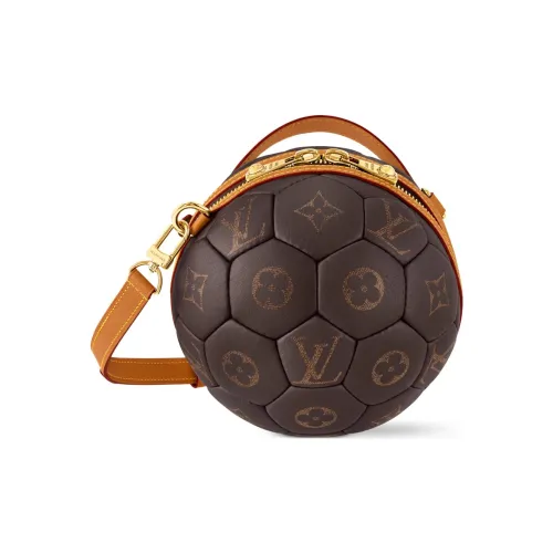 LOUIS VUITTON Cow Leather Shoulder Bag Crossbody Bag Handbag Women's Brown