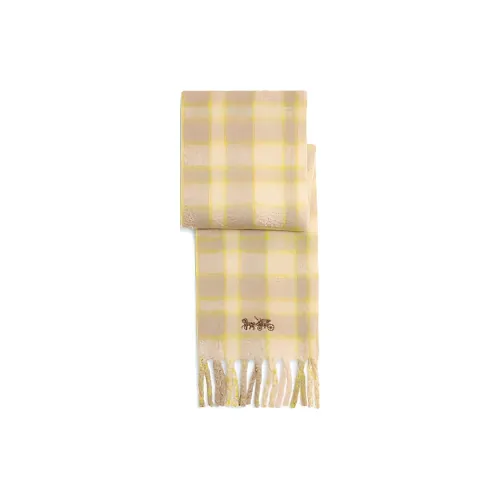 COACH Knit Scarves Women's Yellow