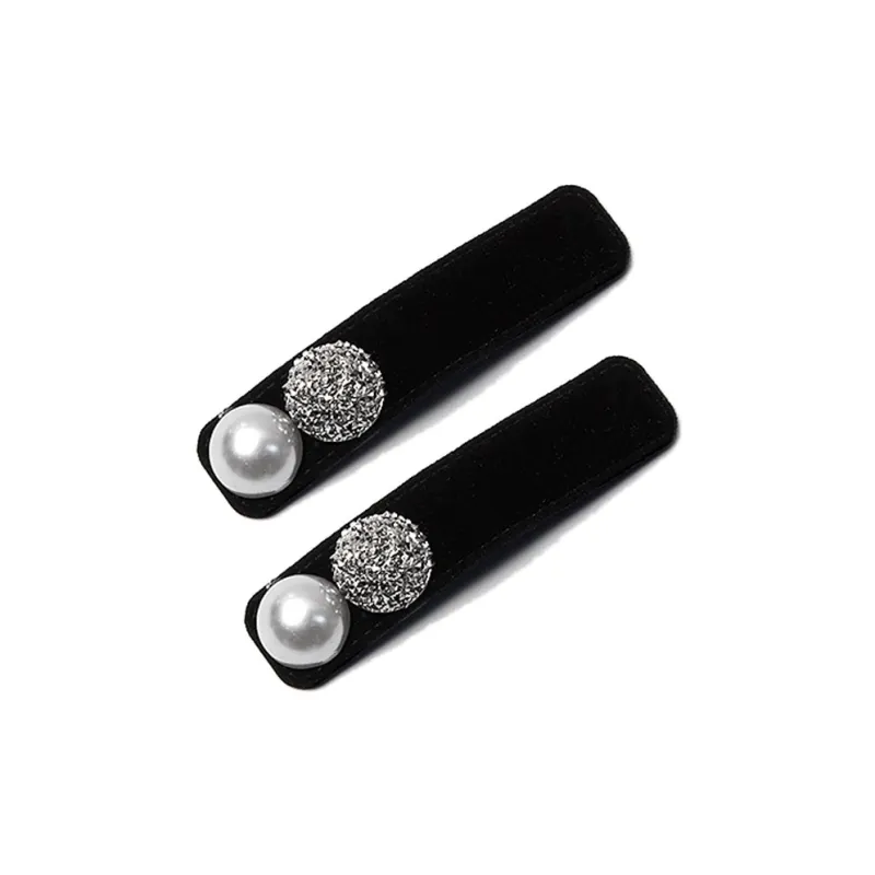 Left Europe Pearl Hair Clips Women's-0