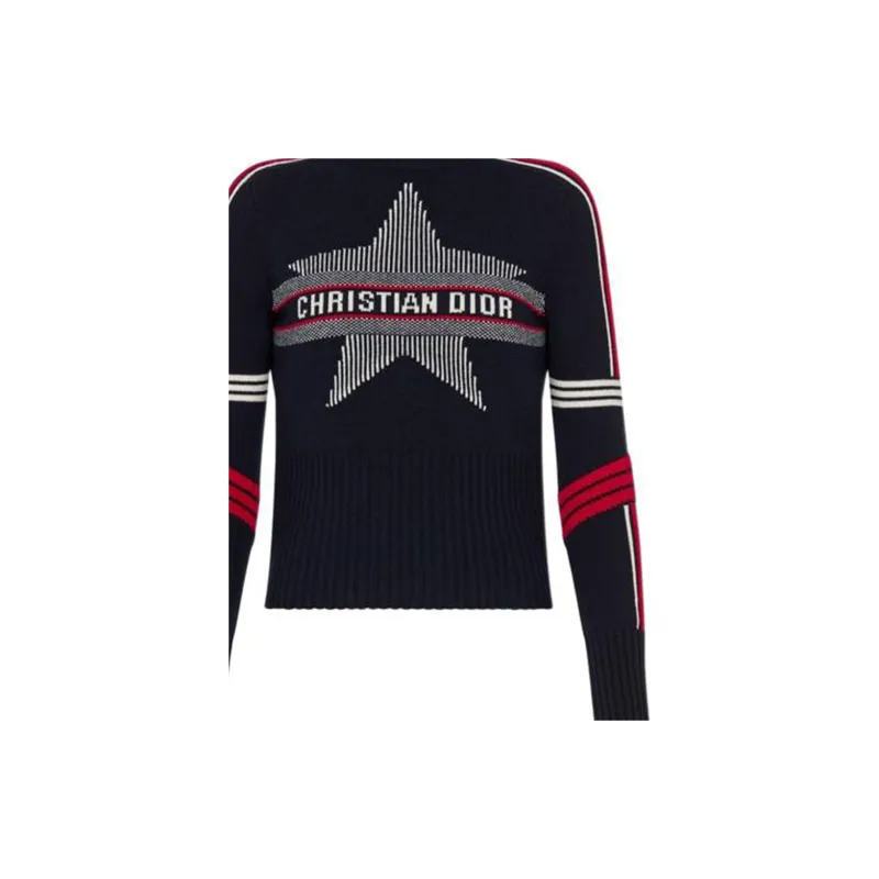 DIOR FW22 Sweater Women's Navy Blue-4