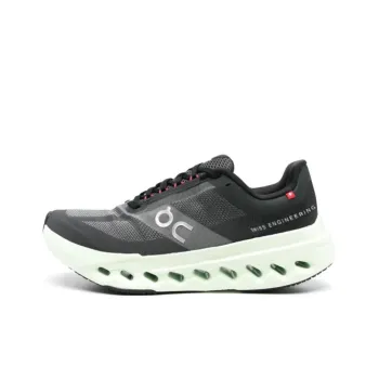 On Cloudsurfer Anti Slip Wear Resistant Low Top Casual Running Shoes Women's Black Green