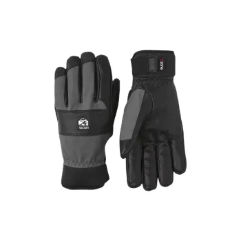 HESTRA Goatskin Sports Gloves Unisex Black