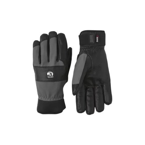 HESTRA Goatskin Sports Gloves Unisex Black