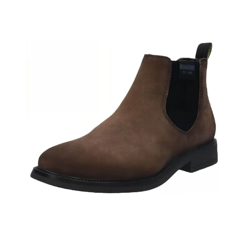 Bugatti Short Chelsea Boots Men's Brown-2