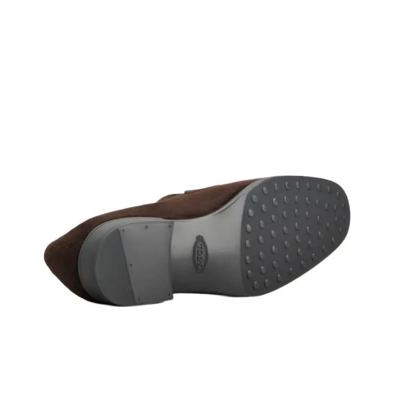 TOD'S Logo Debossed Loafers-4