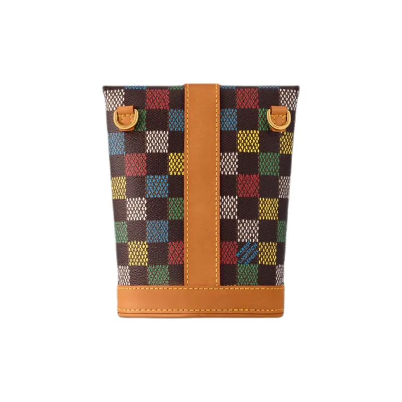 LOUIS VUITTON Coated Canvas Shoulder Bag Unisex Multicolor-2