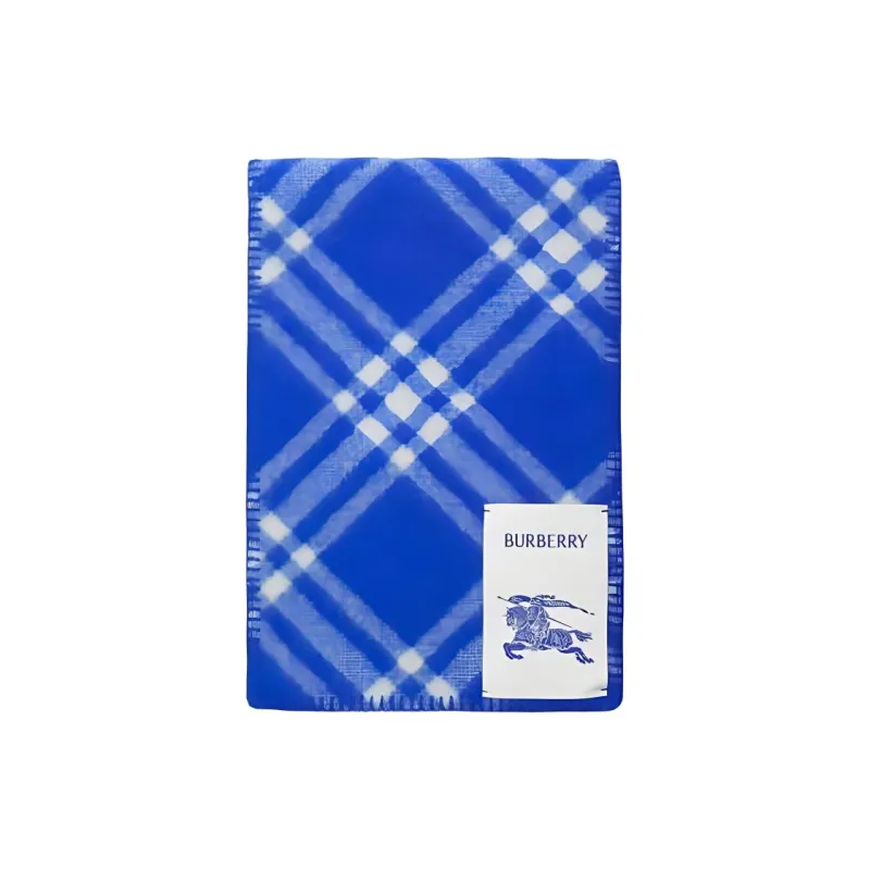 Burberry Check-print Wool Scarf-1