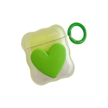 BYZ Compatible With AirPods 1st/2nd Gen/AirPods Pro/AirPods 3rd Gen TPU Wave Heart Headphone Case