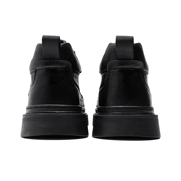 Mulinsen Warm Anti-Slip And Wear-Resistant Height Increasing Mid-Top Skateboard Shoes Men's-11