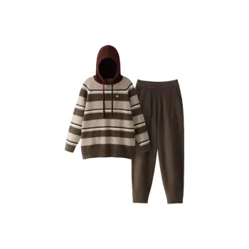 Bananain Pajama Set Men's Simple Gray