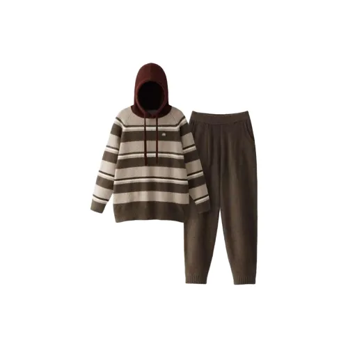 Bananain Pajama Set Men's Simple Gray