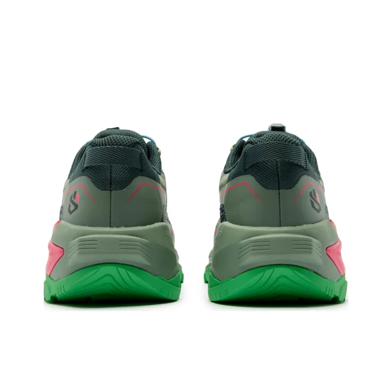 QIAODAN Light Cavalry Cushioning Anti-Slip Wear-Resistant Quick Dry Balance Rebound Low-Top Running Shoes Men's Green-8