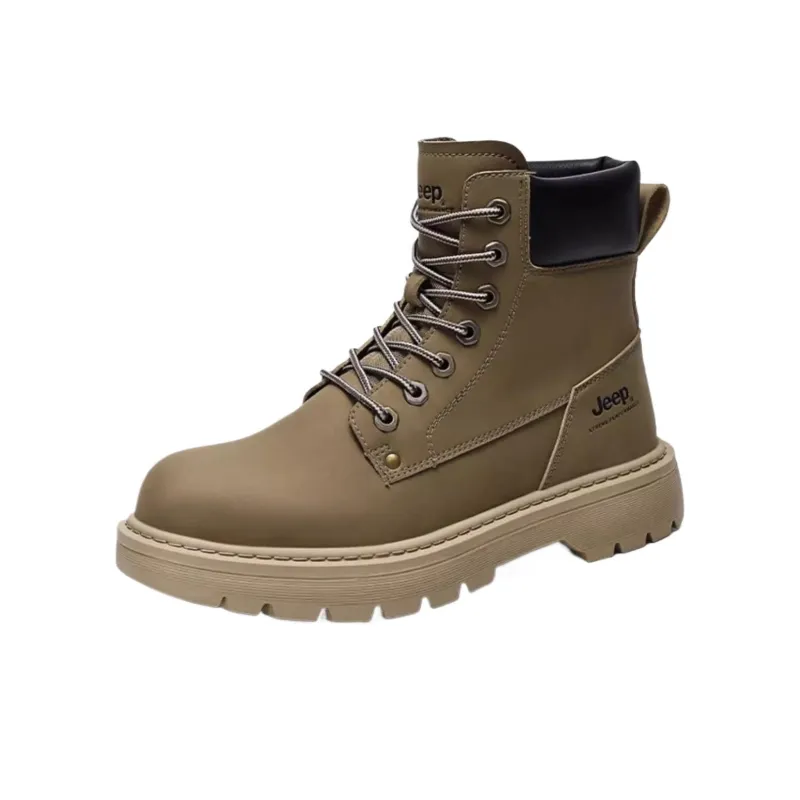 Jeep Warm And Wear-Resistant Short Outdoor Boots Men's-6