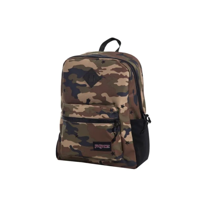 JanSport Fabric Backpack Unisex Camouflage-1