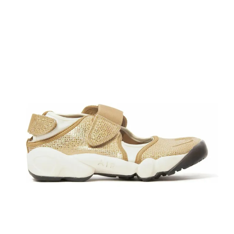 Nike Air Rift Anti Slip Wear Resistant Low Top Running Shoes Women's Gold-1