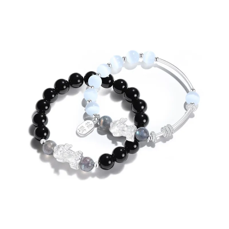 Emerald Obsidian Bracelets Unisex-8