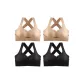 [4 Pack]Invisible Skin+Invisible Skin+Classic Black+Classic Black