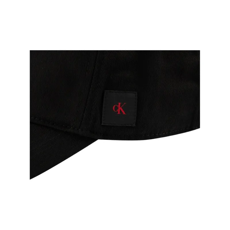CALVIN KLEIN Cotton Baseball Caps Unisex Space Black-3