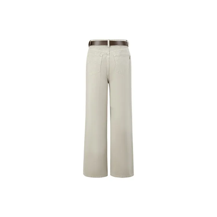 URBAN REVIVO Jeans Women's Light Khaki-1