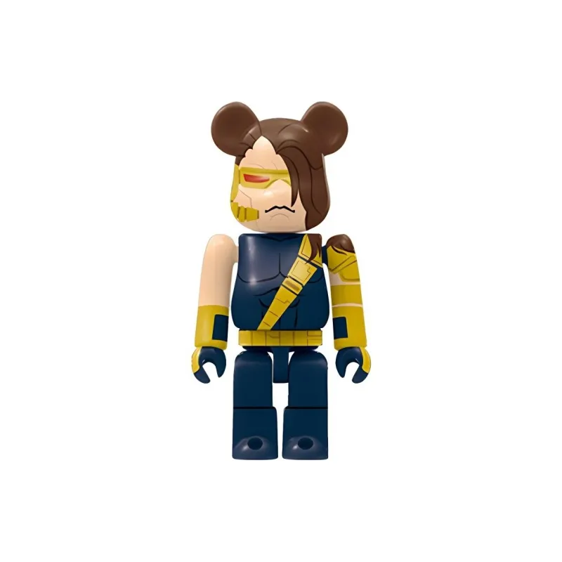 BE@RBRICK 100% Happy X MEN X Men, Wolverine & Cyclops Trendy Figures 7cm-2