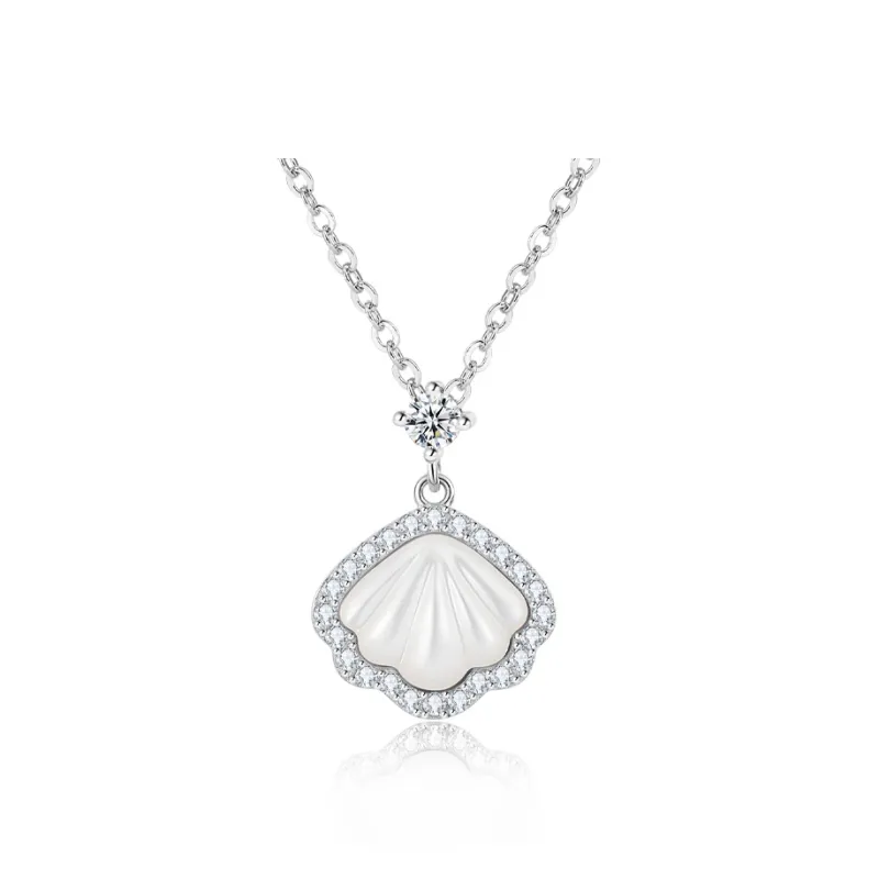 PRP S925 Silver Necklaces Women's Silver White-3