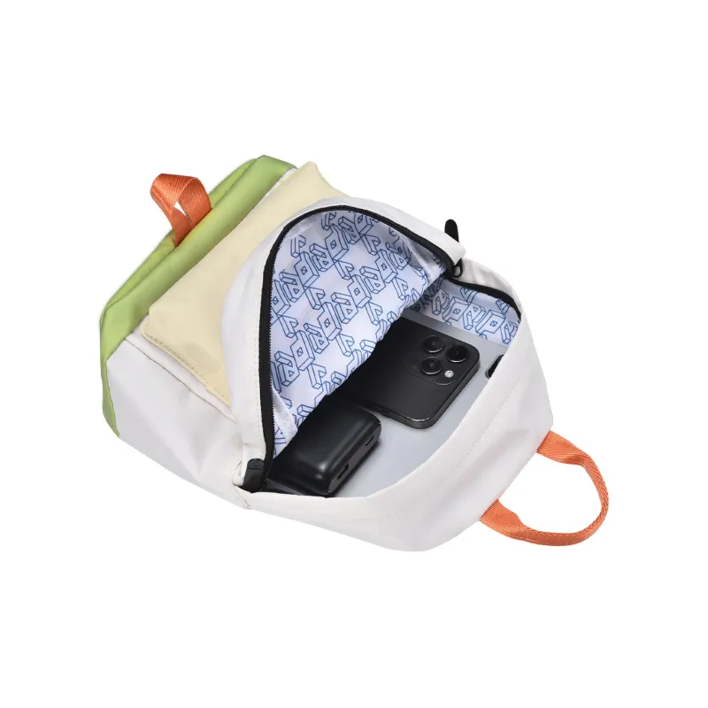 DRACONITE Polyester Student Backpack Unisex Beige-15