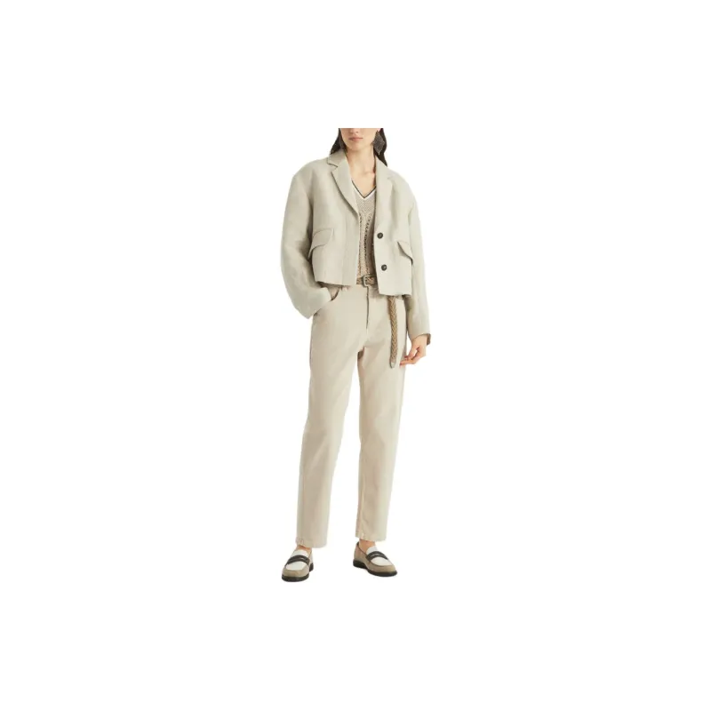 Brunello Cucinelli V Neck Knitted Vest-4