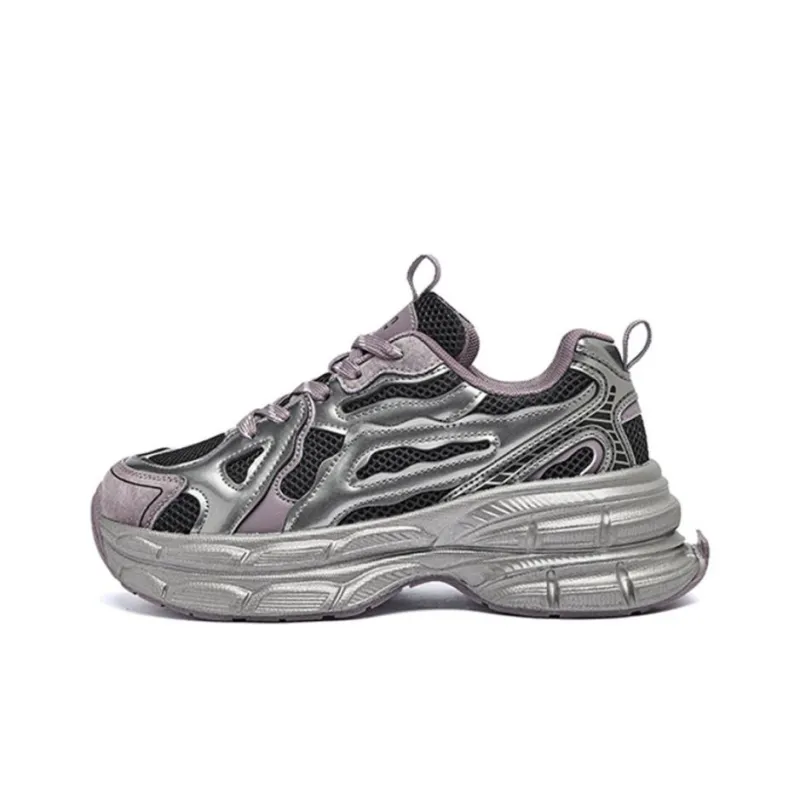 AGSDON Breathable Low-Top Chunky Sneakers Women's-14