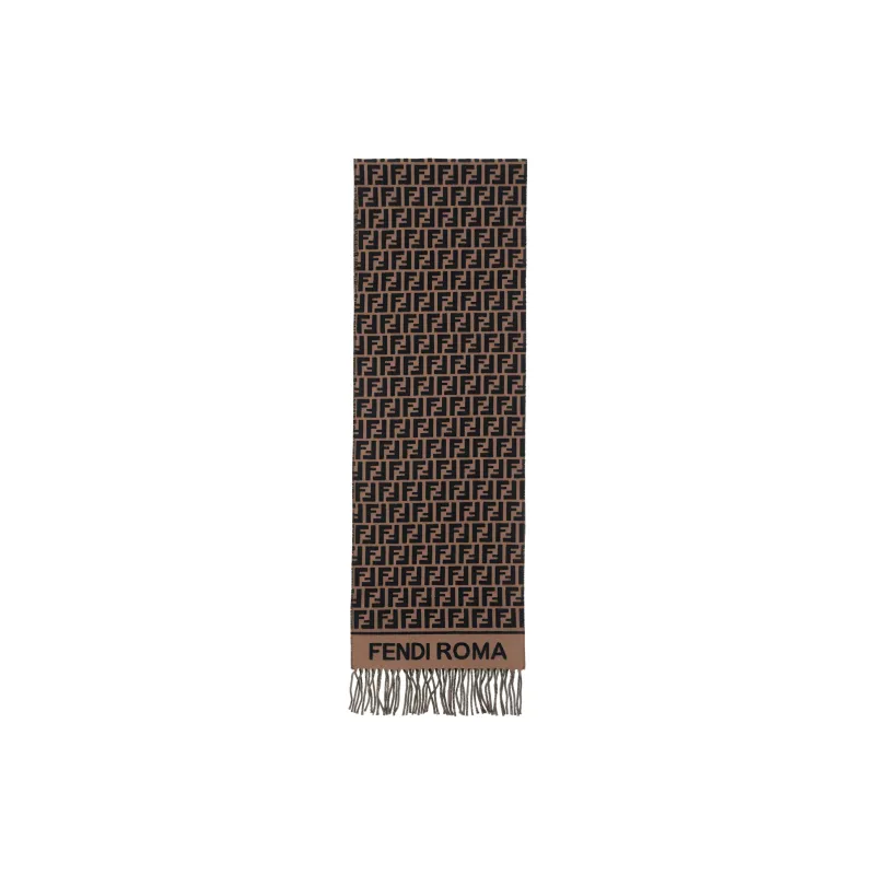 FENDI Jacquard FF motif Scarf-0