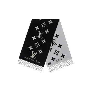 LOUIS VUITTON Cashmere Knit Scarves Women's