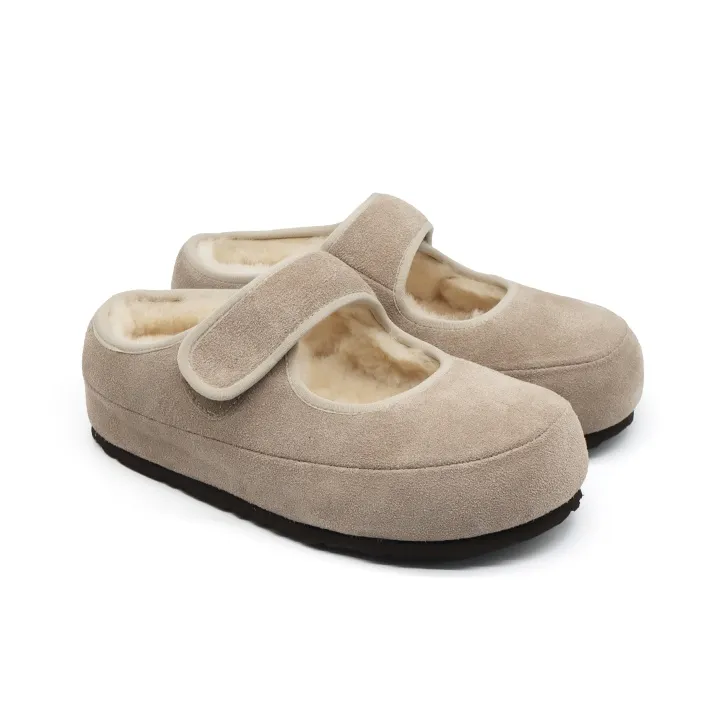 BEFFON Rubber Sole Abrasion Resistant Slip Resistant Wrap toe Slippers Women's-9