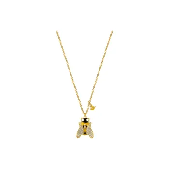 Vivienne Westwood Brass Enamel Necklaces Women's Gold