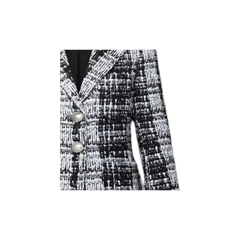 LOUIS VUITTON Graphic Tweed Blazer-5