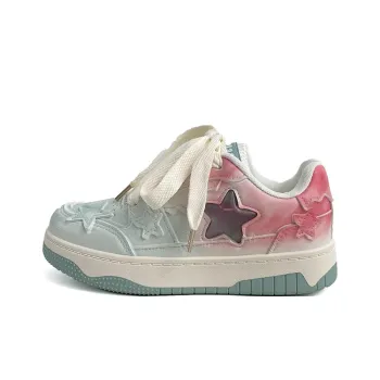 Than Than Me Anti Slip And Wear Resistant Breathable Low Top Skateboard Shoes Women's